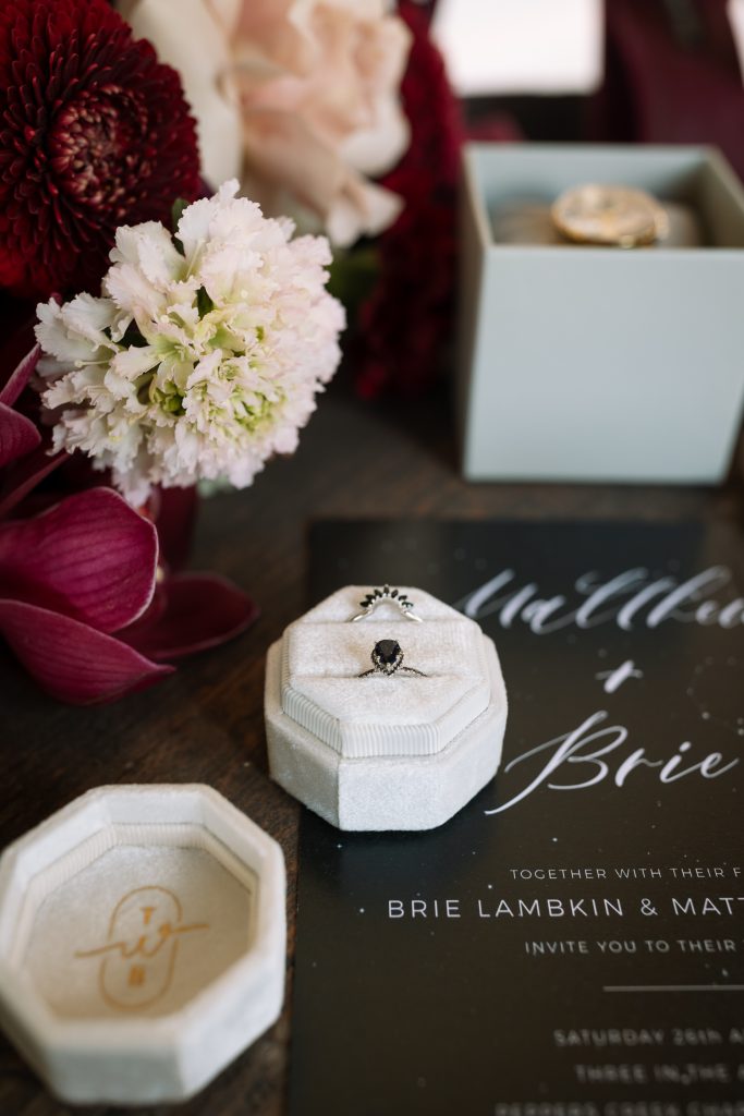 Brides accessories during prep at her wedding in the hunter valley