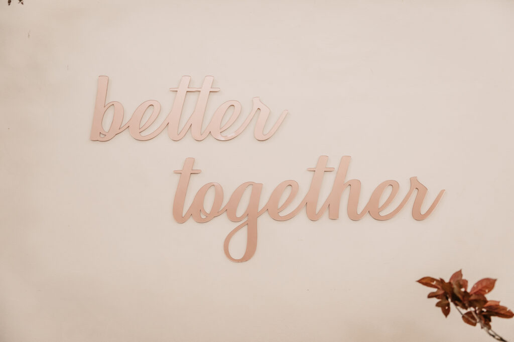 backdrop at a Melbourne wedding