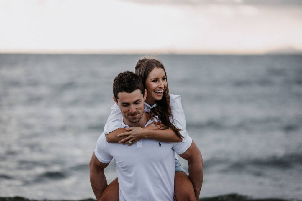 piggy back at Brighton beach
