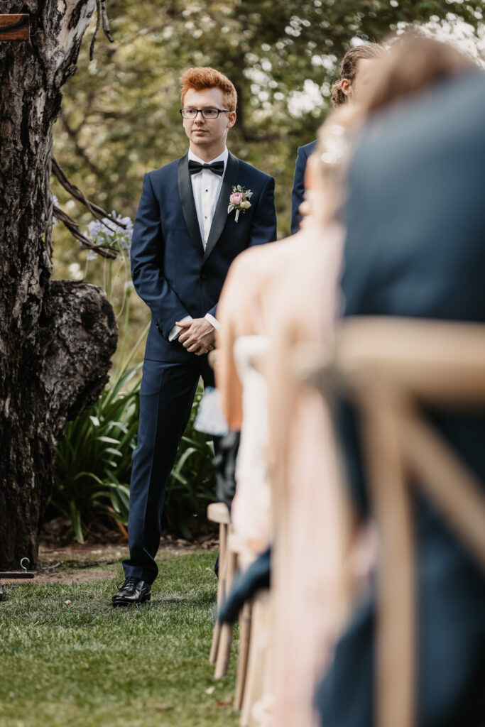Groom waiting for wife Wagga Wagga