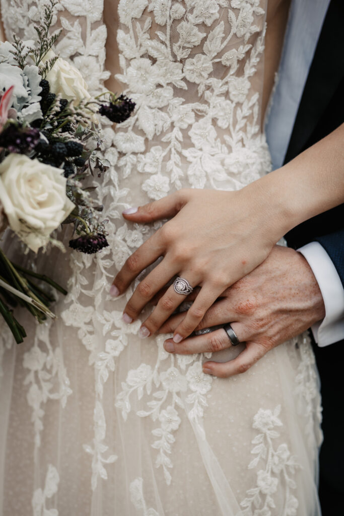 Wedding rings on a location shoot Wagga Wagga