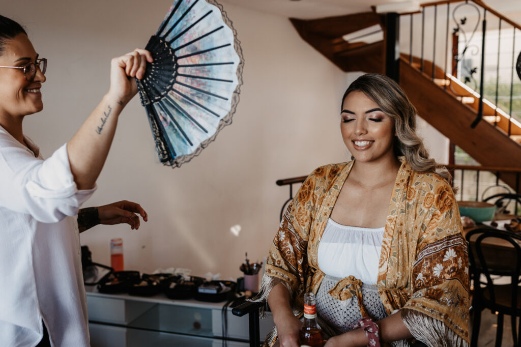 bride getting ready Newcastle