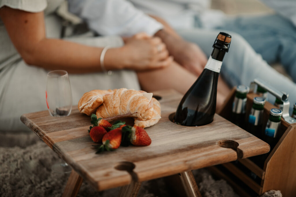 Sun rise engagement session Fingal bay