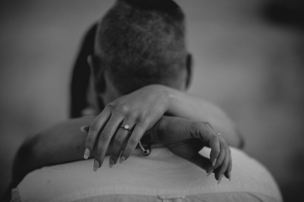 Sun rise engagement session Fingal bay