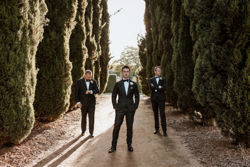Groomsmen at Coombes