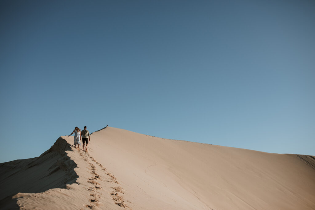 Engagement Session on the sand dunes