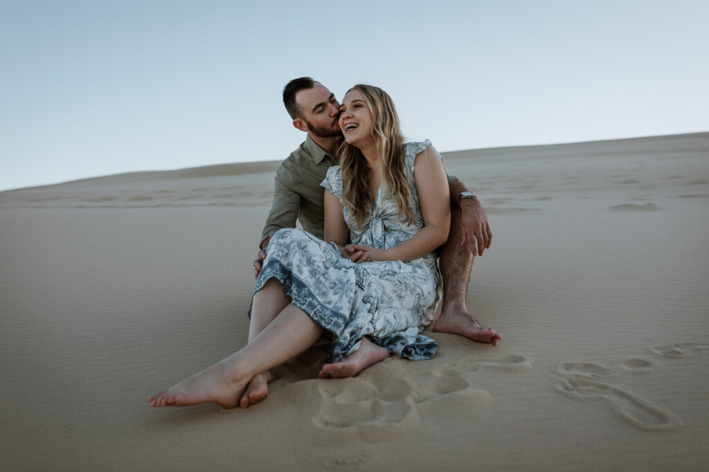 Engagement Session on the sand dunes