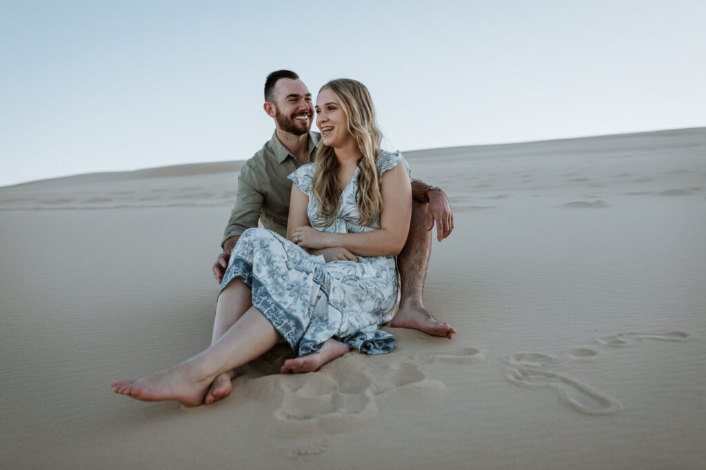 Engagement Session on the sand dunes