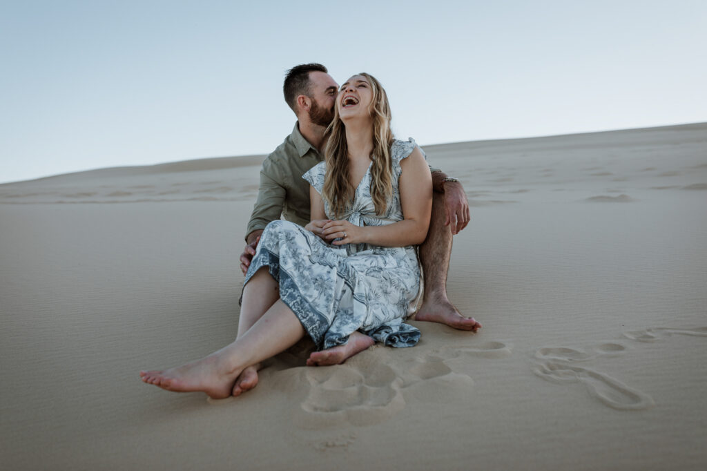 Engagement Session on the sand dunes