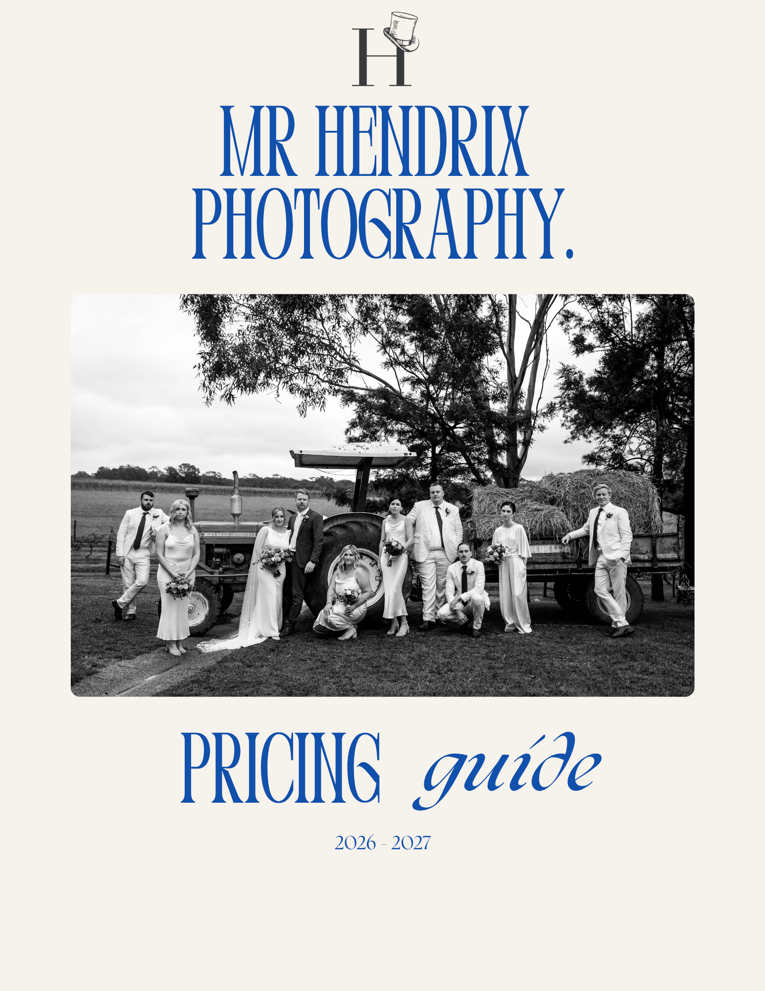 price guide wedding photography Newcastle
